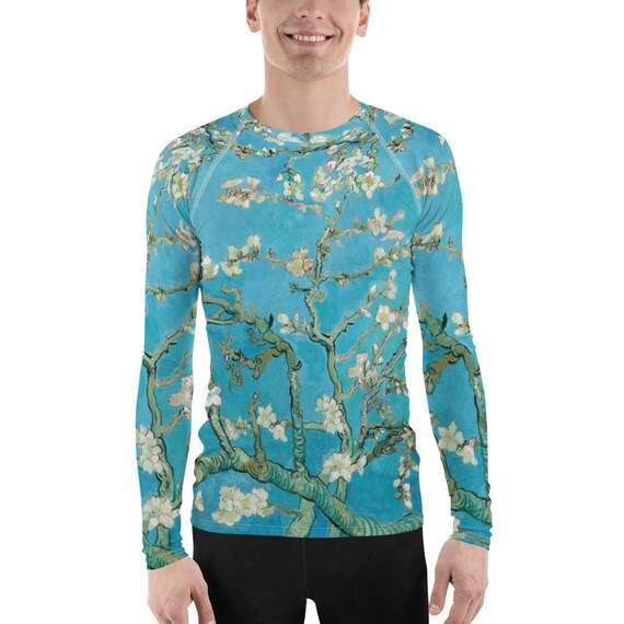 Men's Rash Guard  Vincent van Gogh  Almond blossom - Art and Fashion