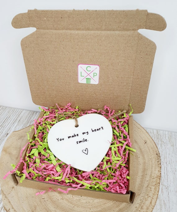 You Make My Heart Smile, Valentines Day, Gift for Her, Just