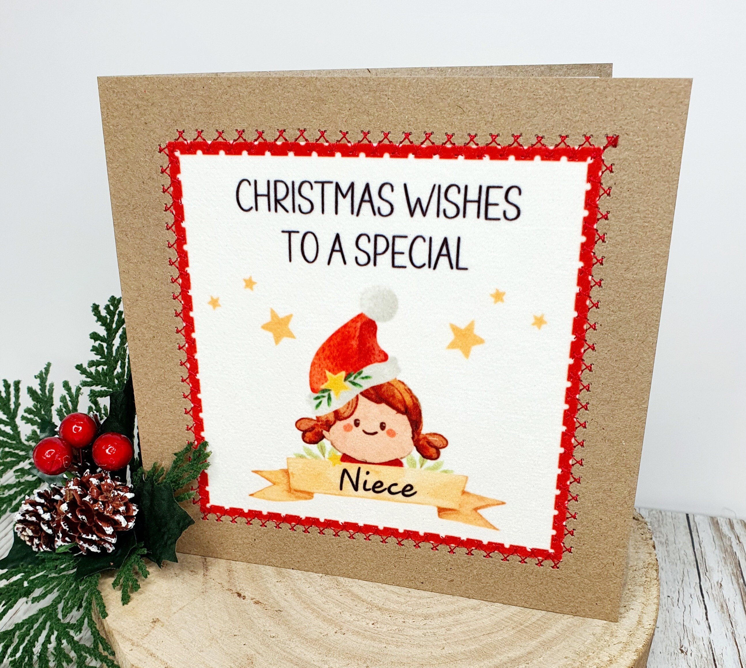 BIGLIETTO DI NATALE Personalizzato THE GRINCH - Figlia Figlio - DR, image size:2588x2316