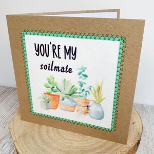 Tu es mon compagnon de sol | Saint-Valentin | Carte Saint-Valentin | Saint-Valentin | Joyeuse Saint-Valentin | J’adore jardiner | Plantes