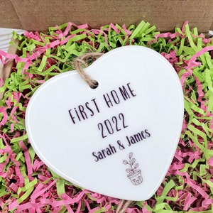 New Home Gift Personalised First Home Gift House Warming Gift New Home First Home Ornament Christmas image 4