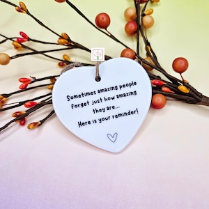 You're Amazing, Encouragement Gift, You Are Enough, Ceramic, Friendship Gift, Birthday Gift, Gift For Her, Thank You Gift, Handmade