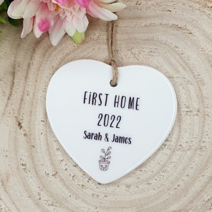 New Home Gift Personalised First Home Gift House Warming Gift New Home First Home Ornament Christmas image 1