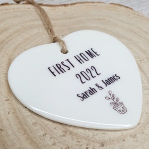New Home Gift Personalised First Home Gift House Warming Gift New Home First Home Ornament Christmas image 3