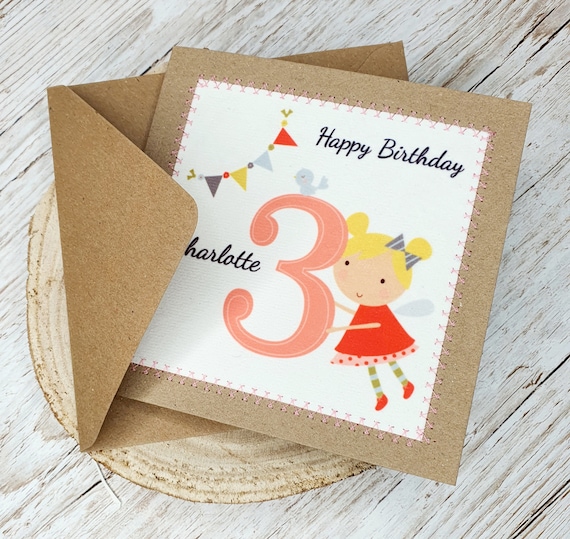 American Greetings Geburtstagskarte Zum 3. Geburtstag – Mit Süßem Welpen-Design, Blauer Folie & Konturstanzung