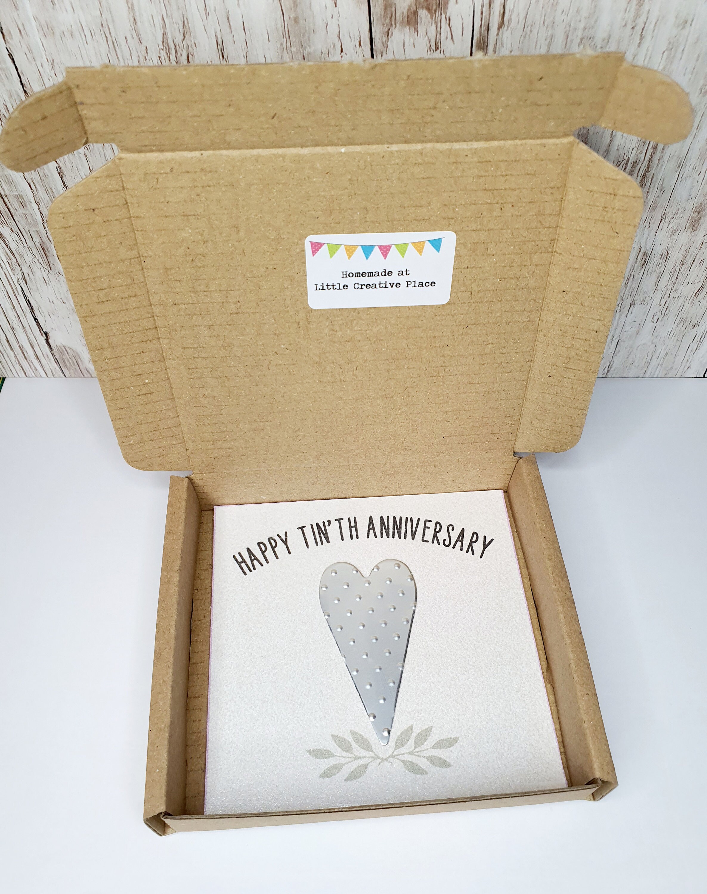 10ème Anniversaire de Mariage Heart Keepsake Tin Anniversary  Etsy