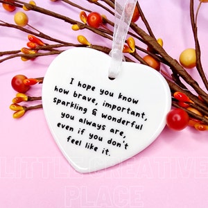 I Hope You Know | You Are Brave | Encouragement Gift | You Can Do This | Motivational Gift | Motivation | Gift For Her