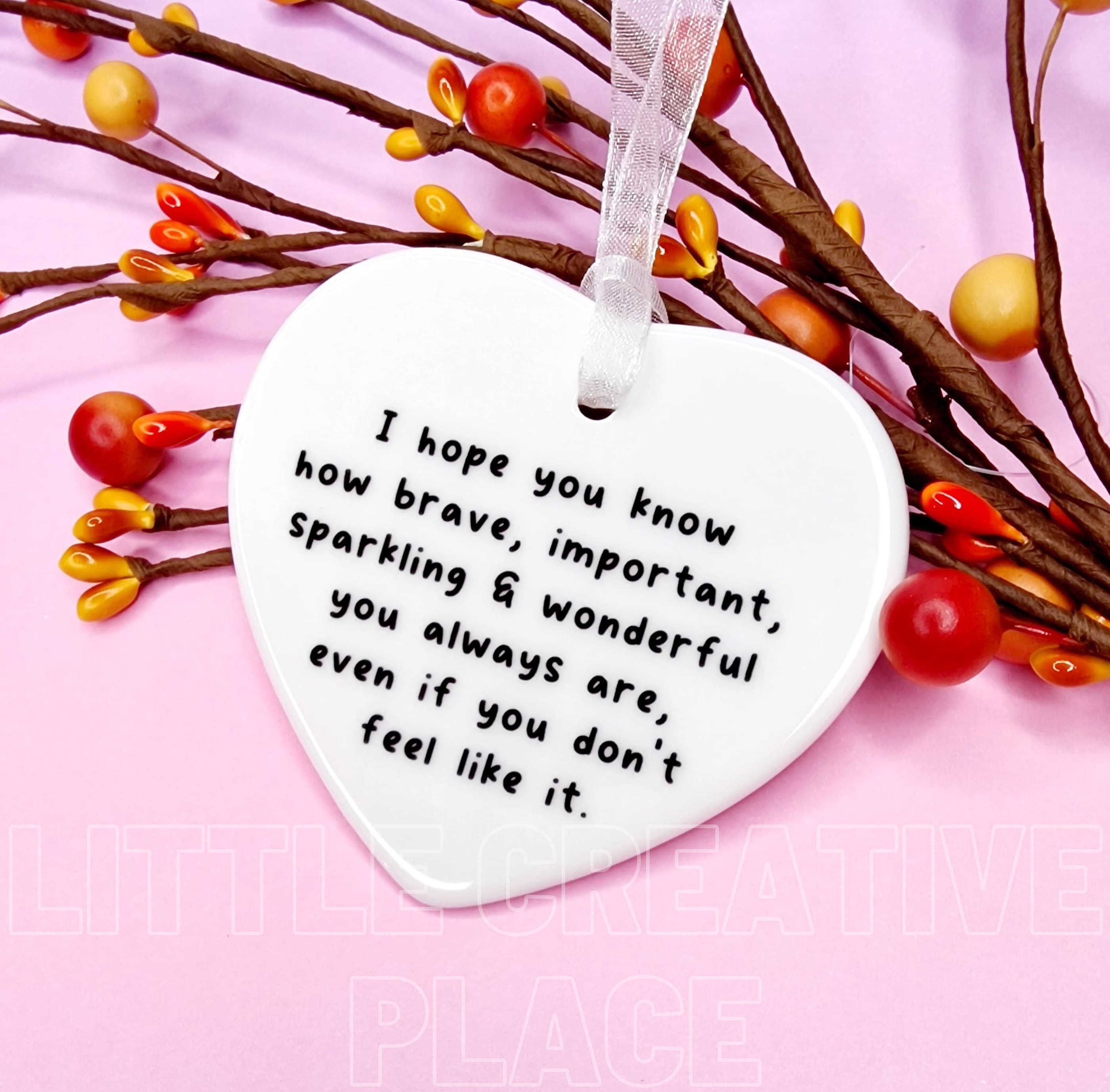 I Hope You Know | You Are Brave | Encouragement Gift | You Can Do This | Motivational Gift | Motivation | Gift For Her
