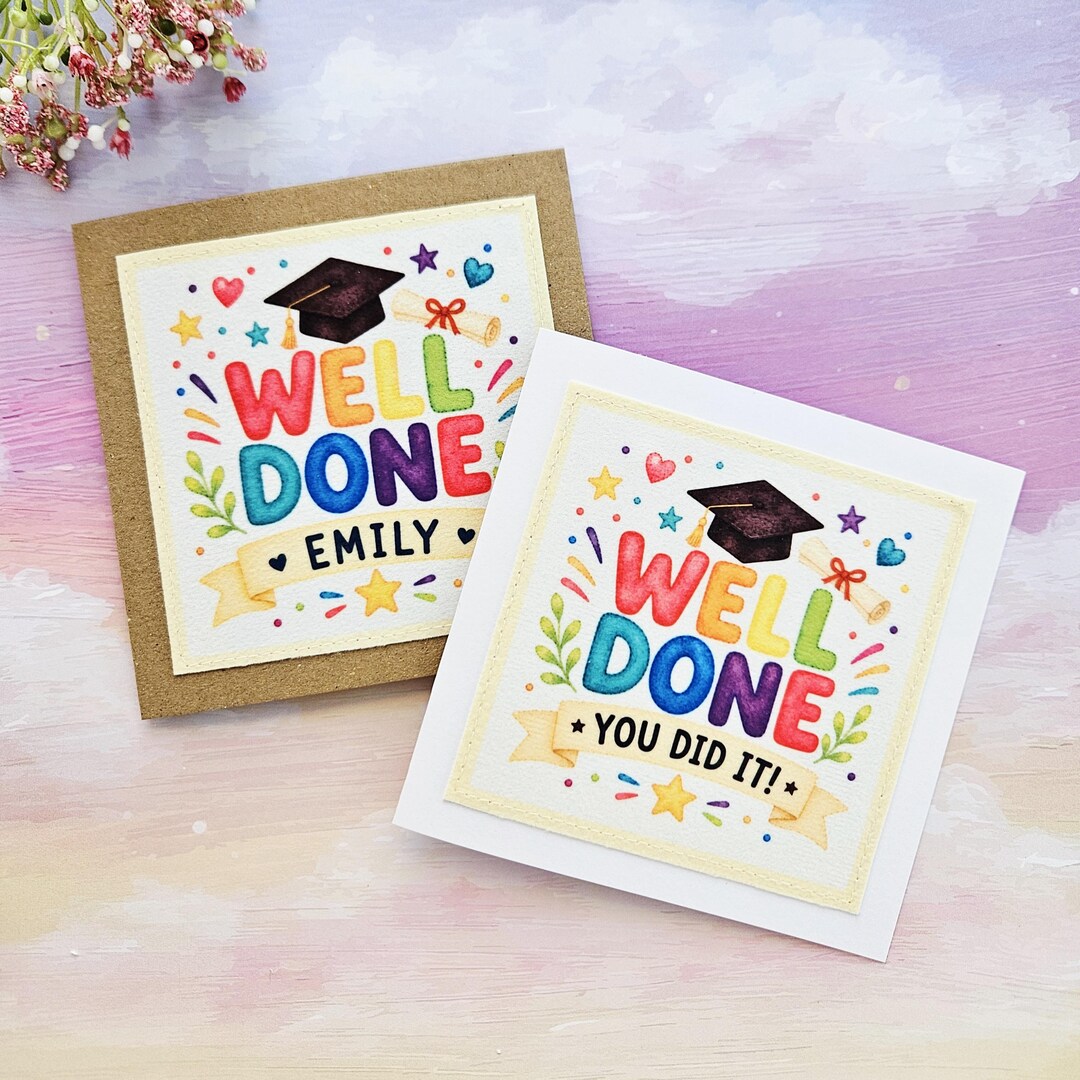 Personalised Graduation Card - Congratulations - You Did It ...