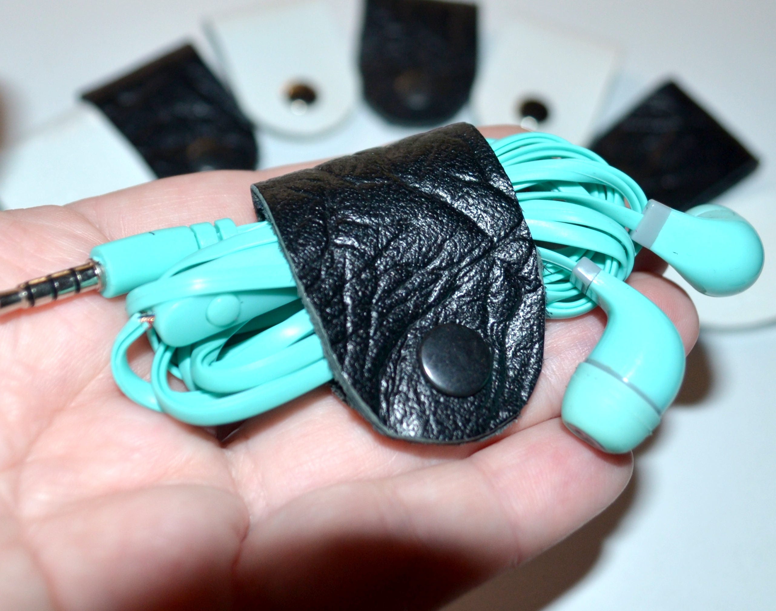 Earphone case earphone cord holder cable organizer holder Etsy