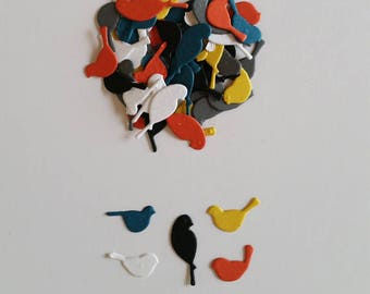 休んでいる鳥のダイカット