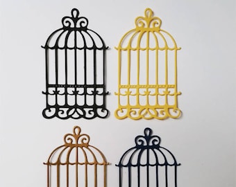 Bird Cage with Birds Die Cuts