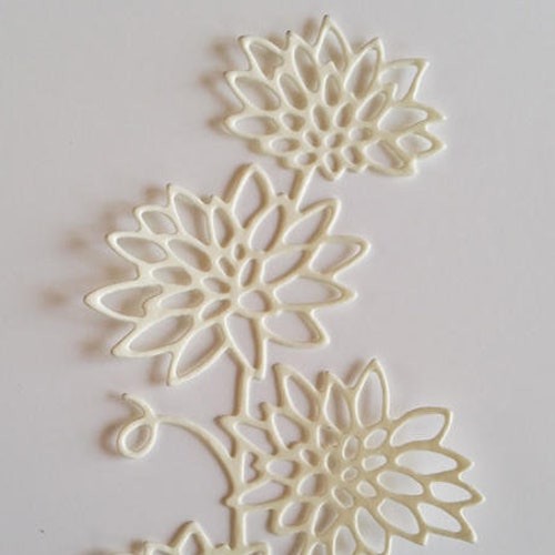 Flower Bouquet Die Cuts Tattered Lace Large Die Cuts Etsy