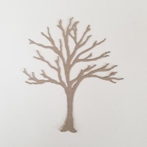 Troqueles de árbol desnudo