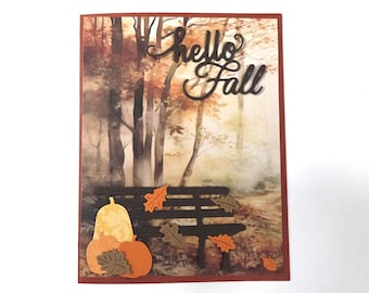 Fall or Autumn Card Kit of 6