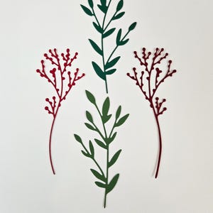 Leaf and Berries Die Cuts
