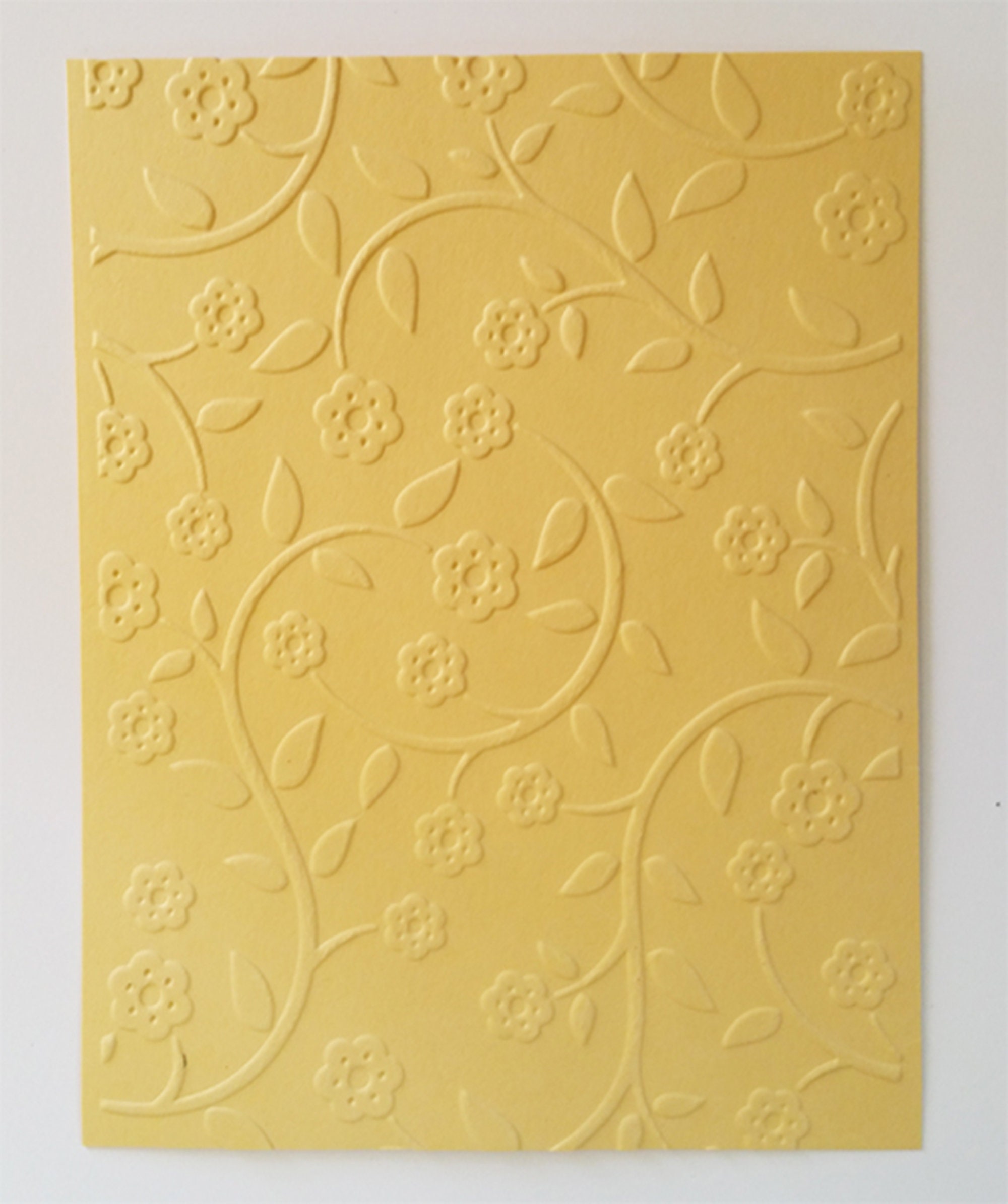 Flowers 1 Embossed Card Stock Sheets or Cards/envelopes Etsy