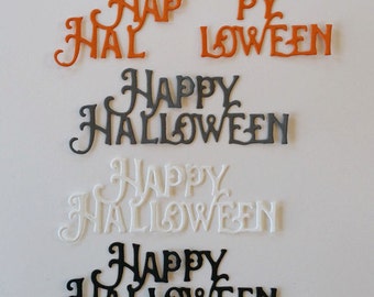 Happy Halloween Script Die Cuts