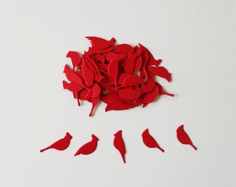 Cheery Cardinal Die Cut Birds-New Color Just Added