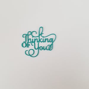 Thinking of You Script Die Cuts