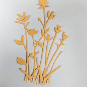 Troqueles de corte de ramo de flores silvestres