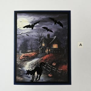 Kits de cartes d'Halloween faciles de 4 modèles offerts Voir toutes les images