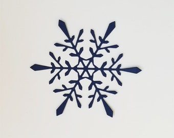 10 8 Snowflake Die Cuts Paper Craft Embellishments - Etsy