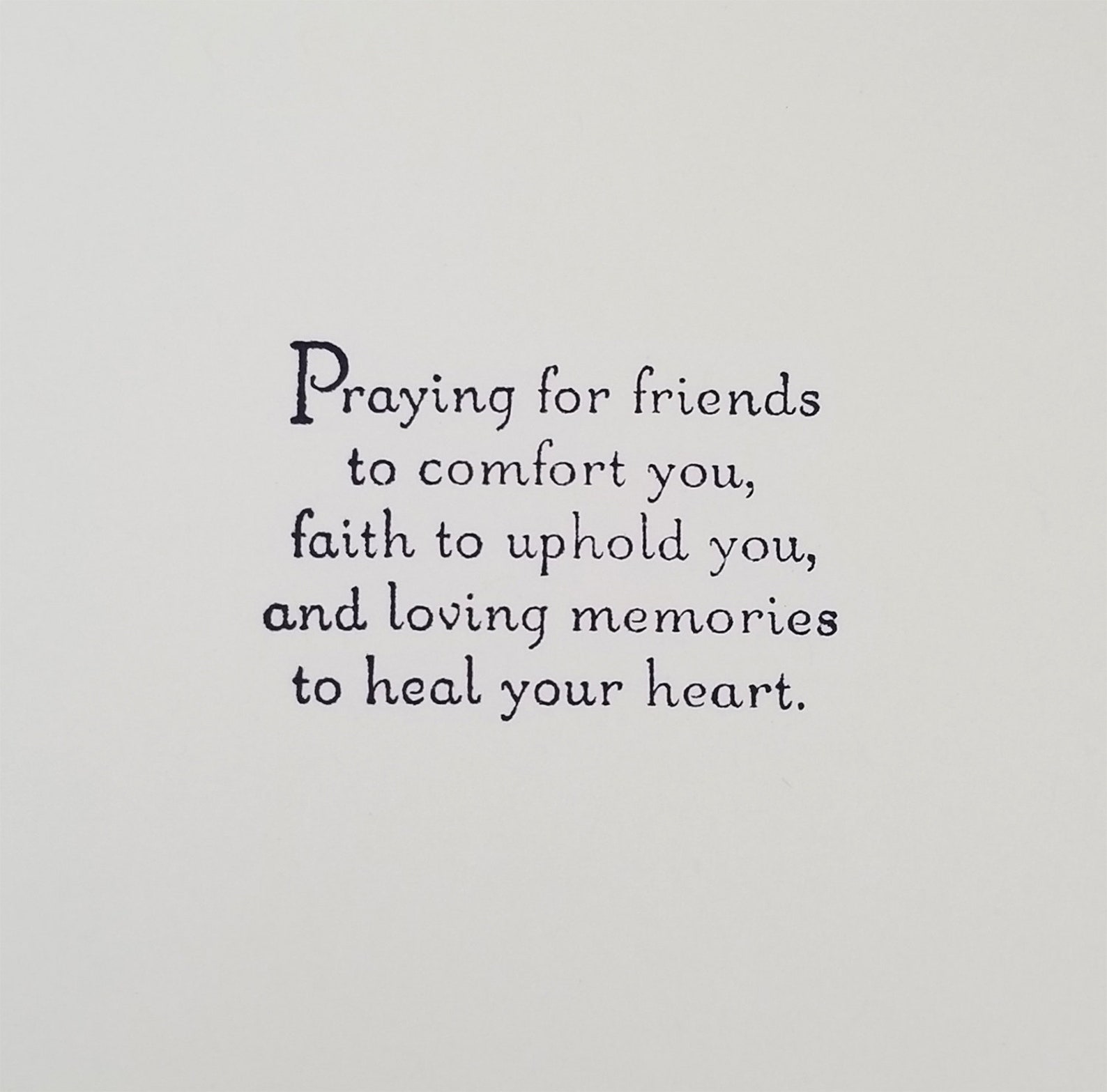 Sympathy Script Card Kit of 5 Etsy