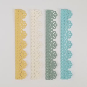 Scallop Lacy Ribbon Border Die Cut