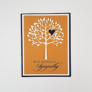 Cartes de sympathie sincères, kit de 4