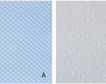 Stars Embossed Card Stock Sheets or Cards/Envelopes