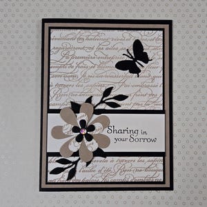 Kit de 5 cartes manuscrites Sympathy