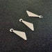 100 Pcs Silver Tone Color 5 x 15 mm Drop Findings , Charm, Connector