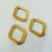 40 Pcs Raw Brass 12 x 14 mm Diamond Findings ,1 Hole Findings , Oval Pendant , Findings