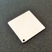 10 Pcs Silver Tone Color 20 x 20 mm Square Stamping Tag Blanks - 20 Gauge - 1 Hole