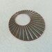 10 Pcs Copper Plated 32 mm Round 1 Holes Earring Findings, Connectors