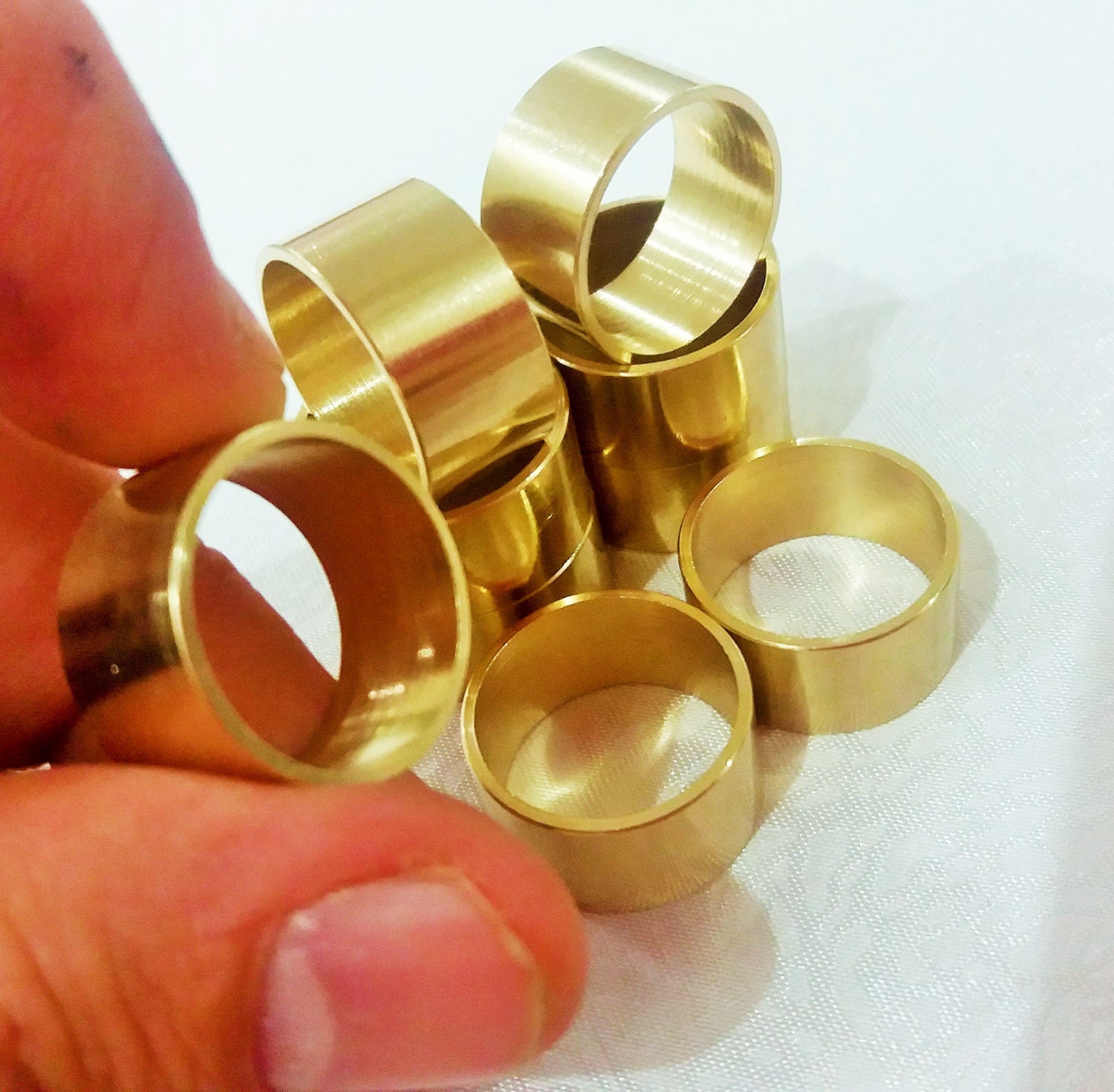 19 mm Ring 50 Pcs Raw Brass 19 mm Round Ring Blanks 10 mm Etsy