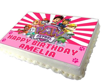 smallfoot a4 birthday cake