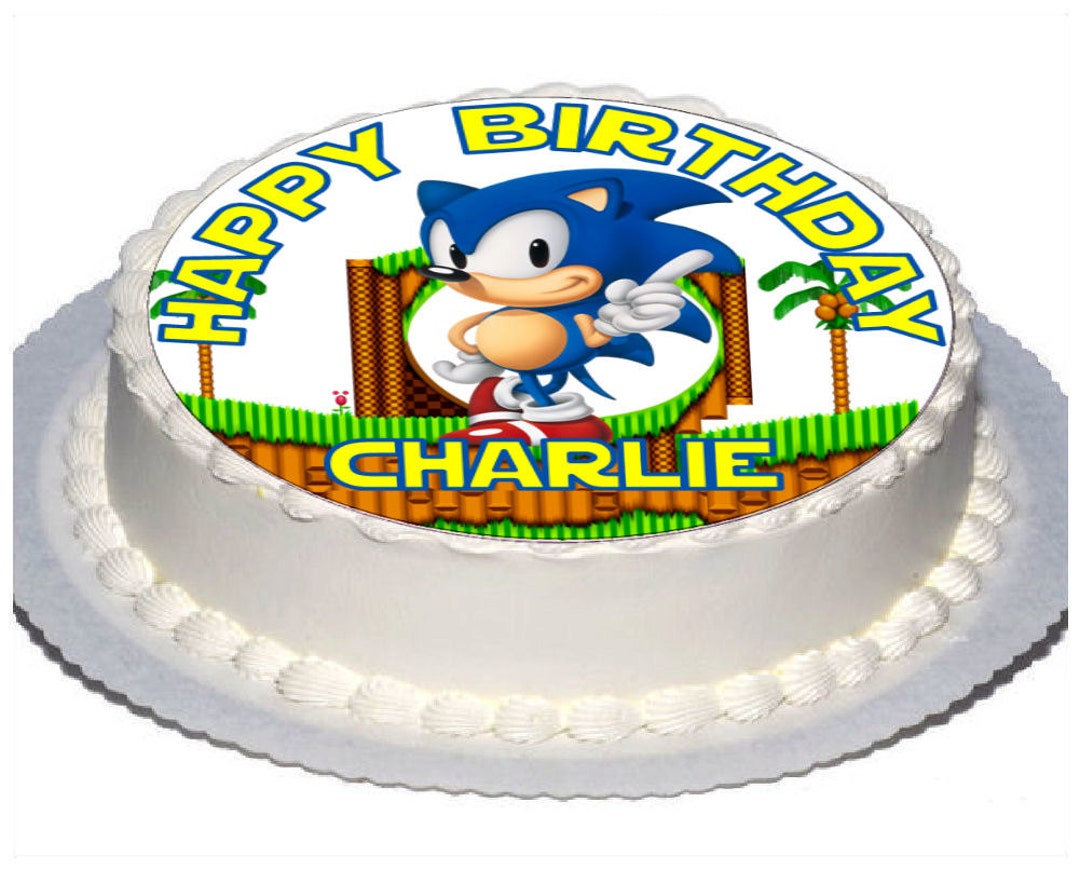 Buy 3 Cake Decorations for Sonic Cake Toppers Birthday Party Supplies  Cupcake Topper Decor Online at desertcartNorway