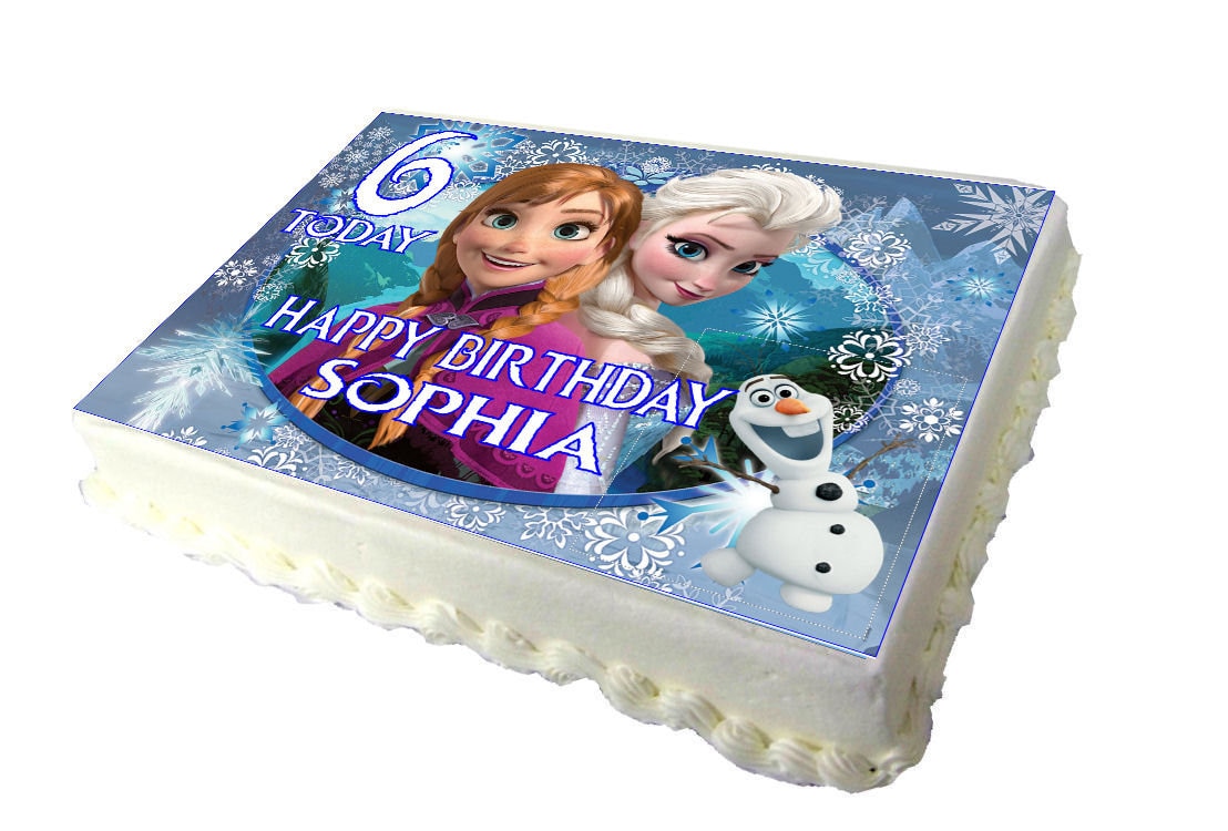 Glittery Frozen Cake Toppers 1, Frozen Cake Topper 1st Birthday, Snowflake  Cake Topper, Winter Wonderland Snow Princess Happy Birthday Cake Topper for  Girls Kids Frozen 1st Birthday Party Decorations | Walmart Canada