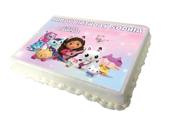 Gabbys dollhouse Birthday Cake Topper