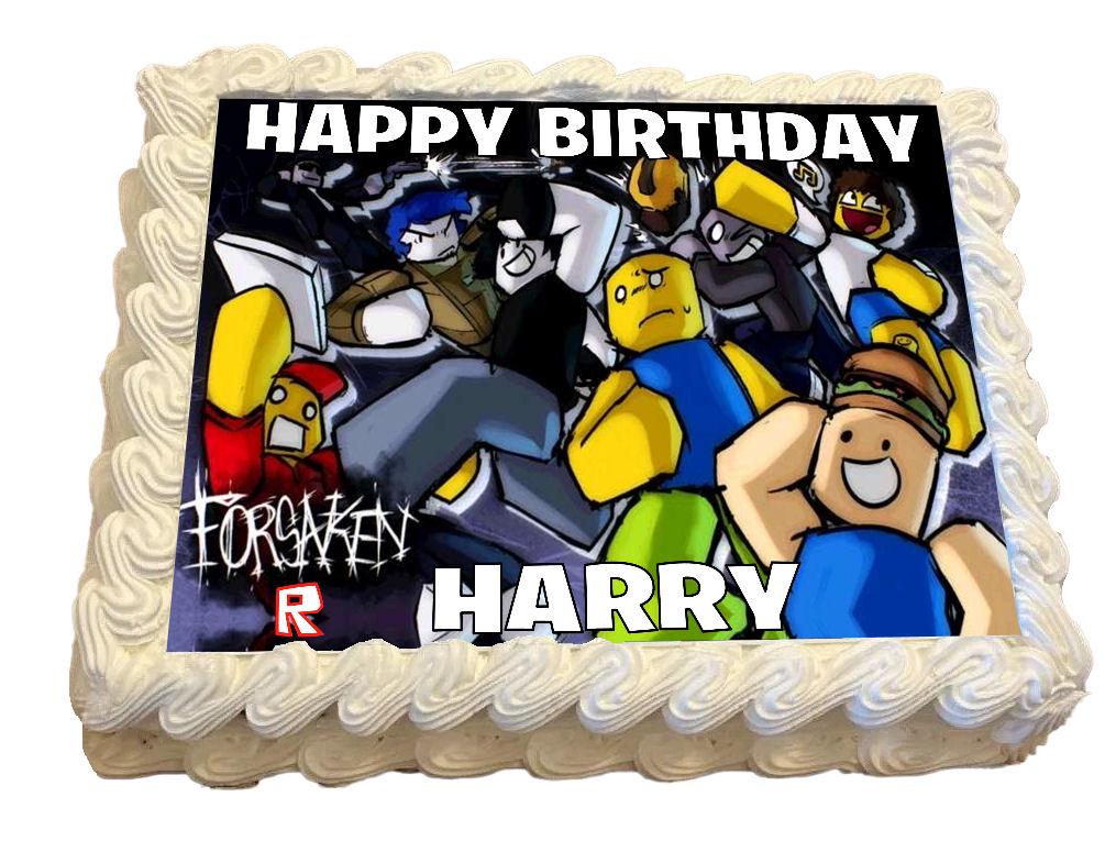 Forsaken Birthday Cake Topper Yarnaby - Etsy