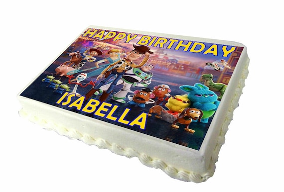 Toy Story 4 V2 Birthday Cake Topper Etsy Singapore