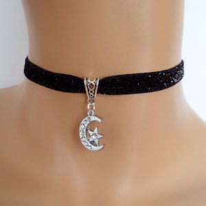 Moon star choker