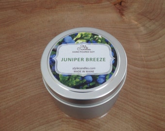 Juniper Breeze 4 oz. Soy Travel Tin