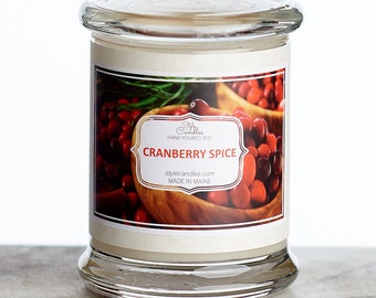 Cranberry Spice Soy Candle