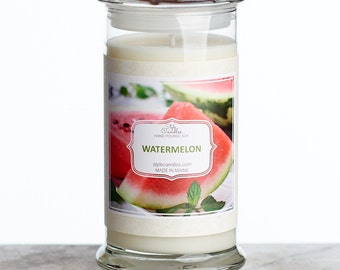 Watermelon Soy Ring Candle