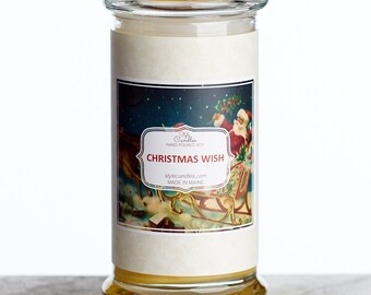 Christmas Wish Soy Ring Candle