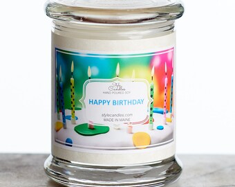 Happy Birthday Soy Candle