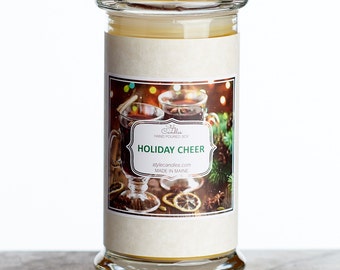 Holiday Cheer Soy Ring Candle